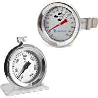 Lantelme 7445 Acero Inoxidable freidoras Termómetro y horno Set – Utensilios de cocina Termómetro analógico